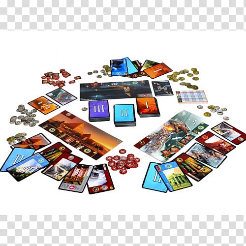 7 Wonders Tabletop Games & Expansions Board game Strategy game, 7 wonders transparent background PNG clipart