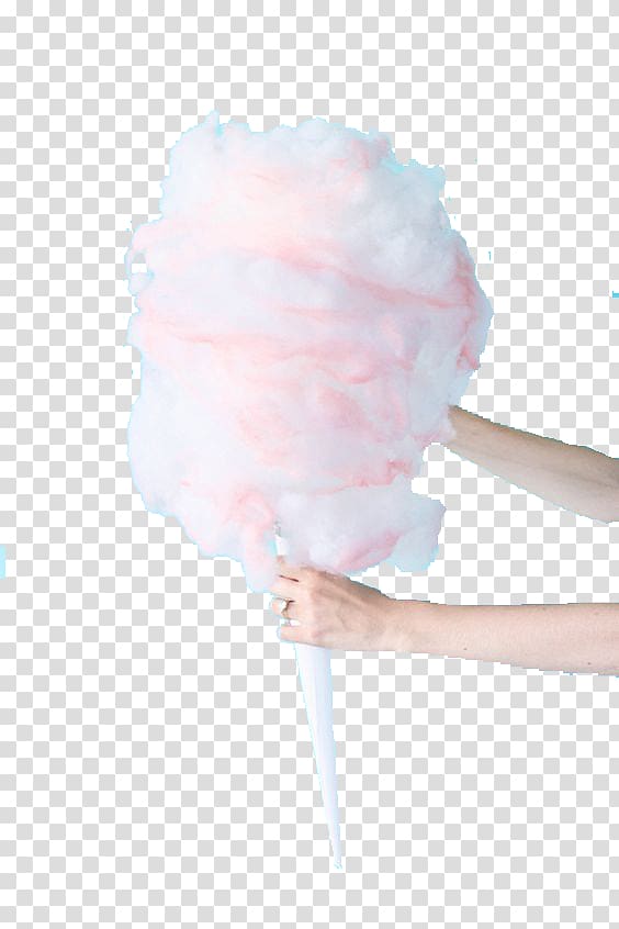 Ice cream cone Petal Hand, cotton candy transparent background PNG clipart