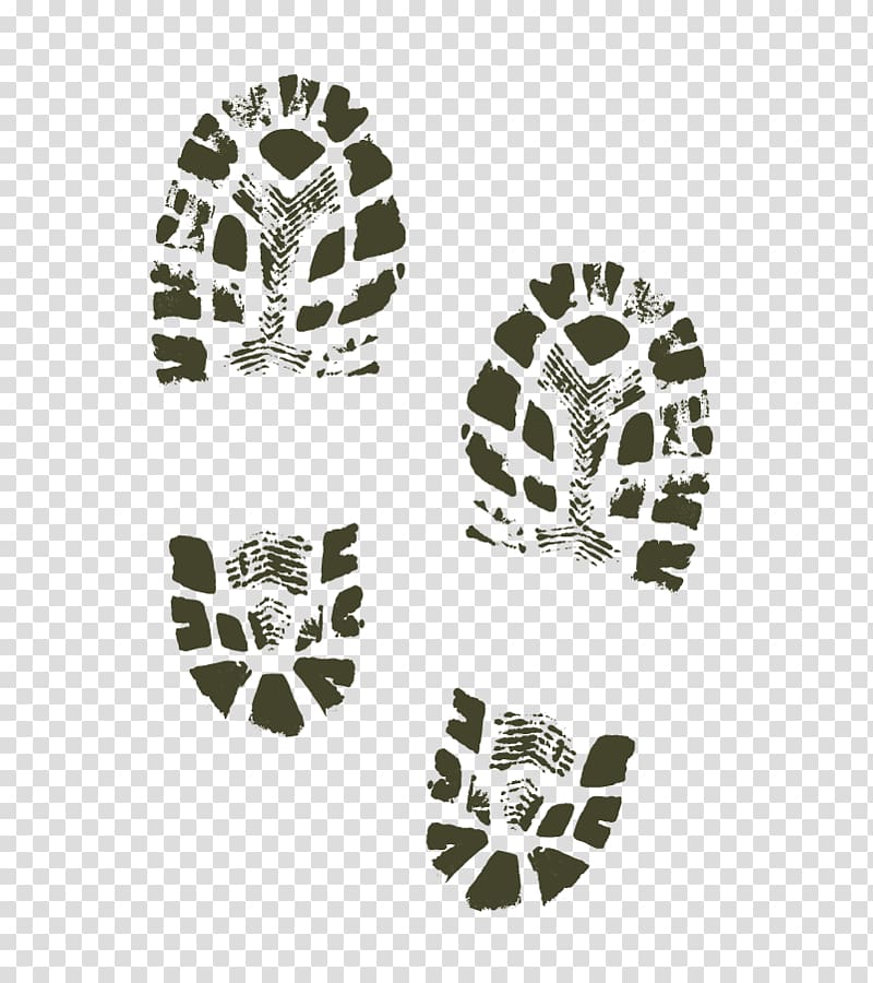 shoe prints illustration, Shoe Footprint Boot , India material Boots SHOES transparent background PNG clipart