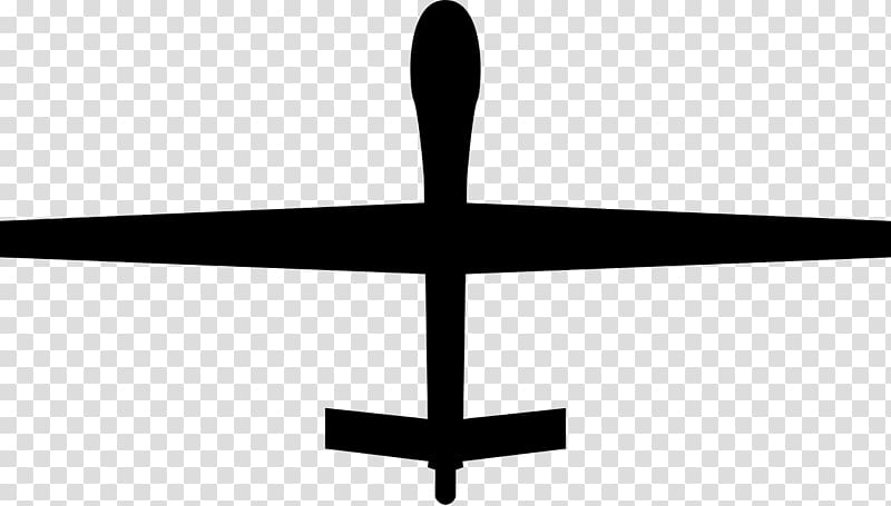 General Atomics MQ-1 Predator General Atomics MQ-9 Reaper General Atomics MQ-1C Gray Eagle Unmanned aerial vehicle Aircraft, silhouettes transparent background PNG clipart