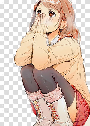 Anime Manga Drawing Female, Anime transparent background PNG clipart thumbnail