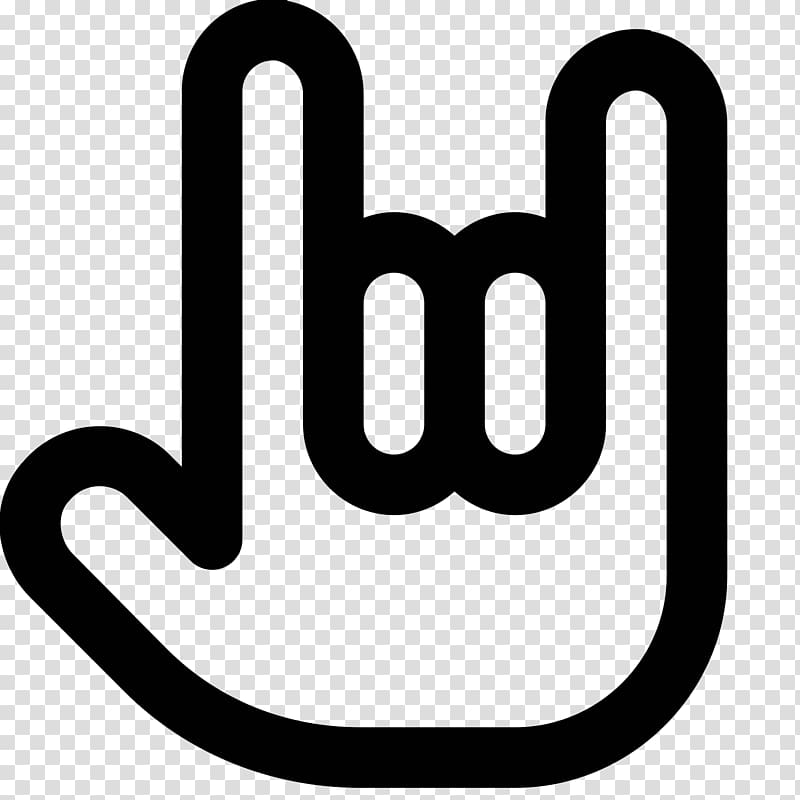 Sign of the horns Computer Icons Heavy metal Music, rock music transparent background PNG clipart