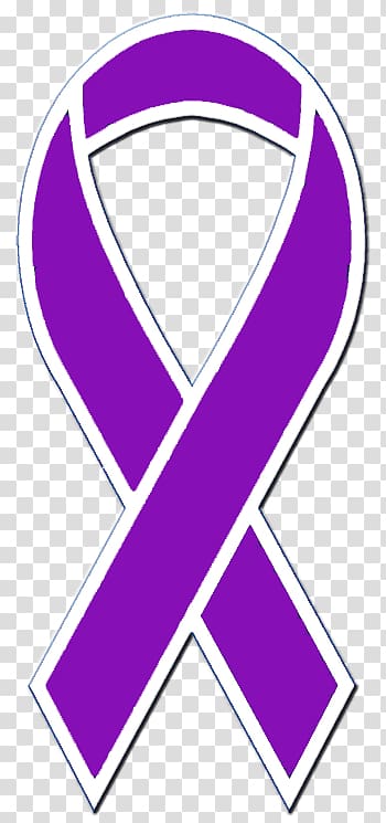 Awareness ribbon Child abuse Posttraumatic stress disorder, Purple Ribbons transparent background PNG clipart