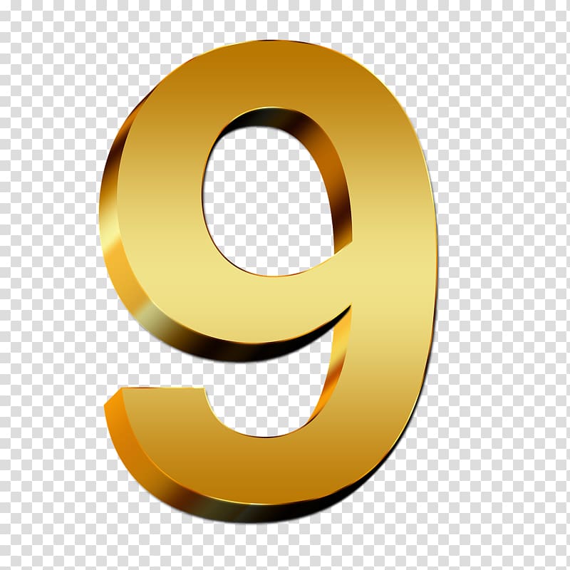 number 9 , Number Numerical digit, 9 Number transparent background PNG clipart