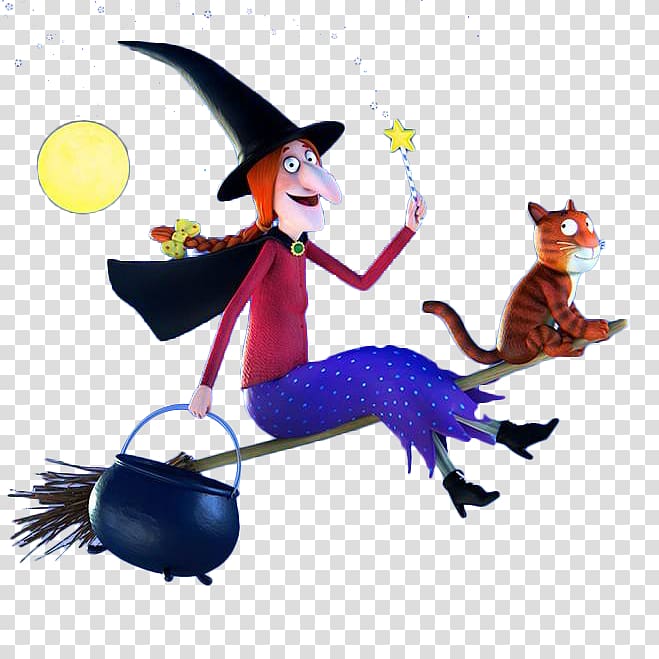 Broom Magic All About the Bullerby Children Boszorkxe1ny Alle vi barna i Bakkebygrenda, The cartoon witch sat on the magic broom transparent background PNG clipart