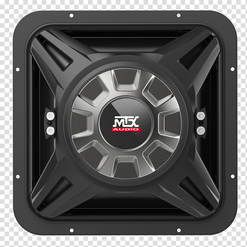 Subwoofer Car MTX Audio Loudspeaker, Dual Stereo transparent background PNG clipart