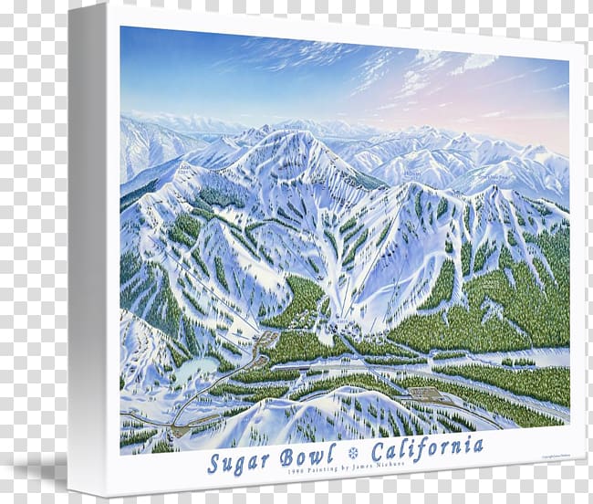 Sugar Bowl Ski Resort Mount Scenery Glacial landform Gallery wrap Frames, Sugar Basin transparent background PNG clipart