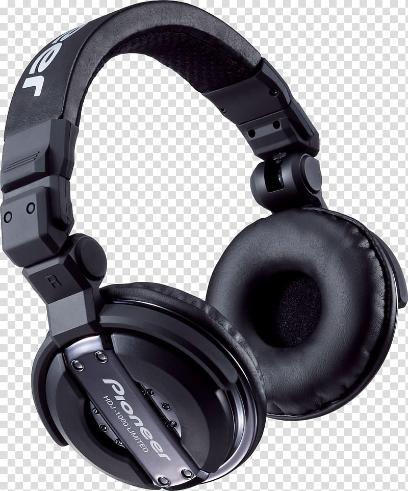 HDJ-1000 Headphones Pioneer DJ Disc jockey Audio, 1000 transparent background PNG clipart