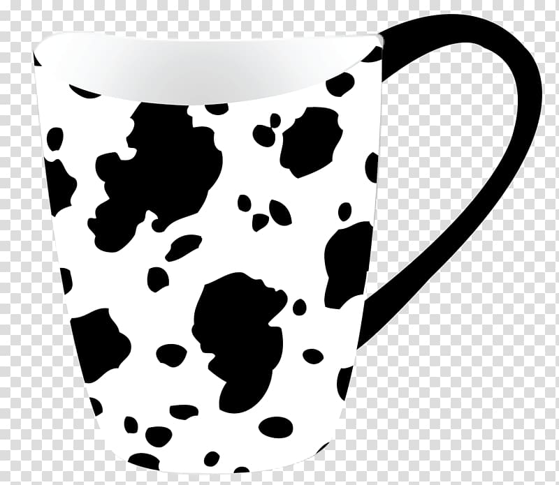 Angus cattle Belted Galloway Dalmatian dog Blanket Printing, cup transparent background PNG clipart