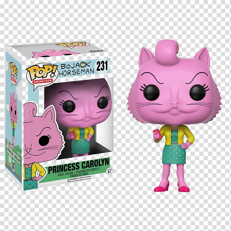 Princess Carolyn Mr. Peanutbutter Todd Chavez Funko Pop Television, toy transparent background PNG clipart
