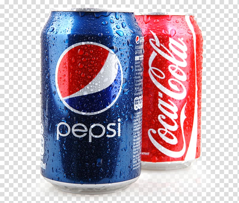 two red and blue Coca-Cola and Pepsi cans, Coca-Cola Fizzy Drinks Fanta Diet Coke, cold drink transparent background PNG clipart