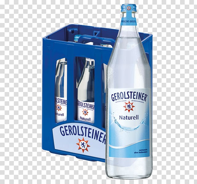 Gerolsteiner Brunnen Mineral water Bottle Glashäger Brunnen GmbH Glass, bottle transparent background PNG clipart