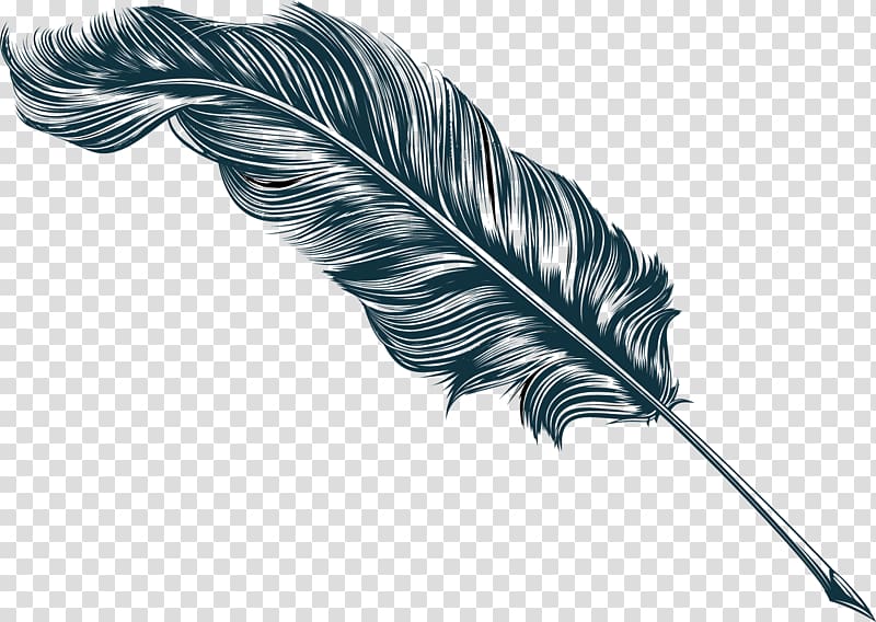 Quill Fountain pen Inkwell , feather transparent background PNG clipart