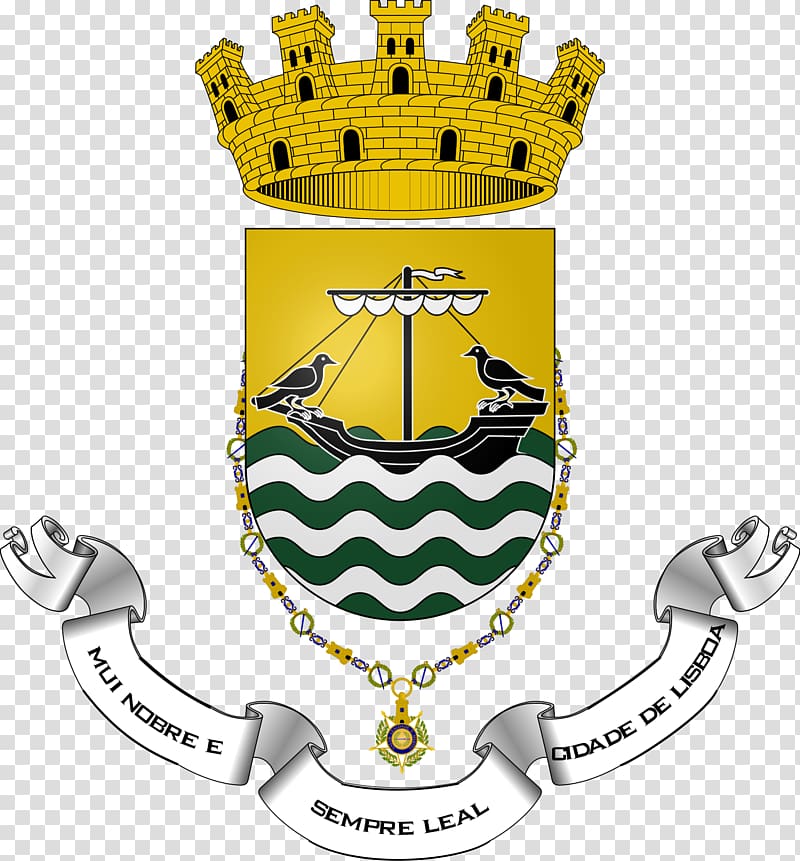 Lisbon Coat of arms , Lisboa transparent background PNG clipart