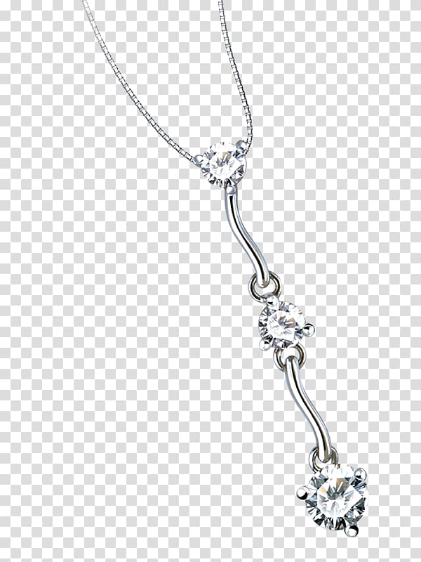 Pendant Necklace Sterling silver, necklace transparent background PNG clipart
