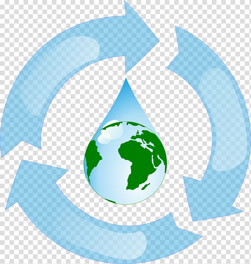 Reclaimed water Recycling symbol , recycle transparent background PNG clipart
