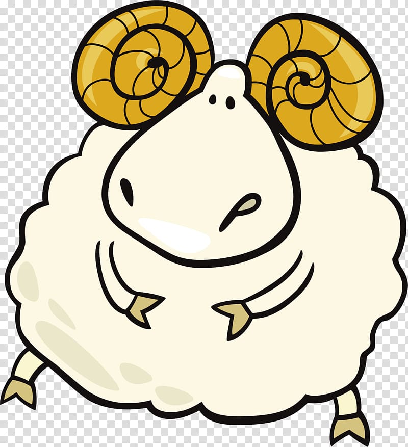 Aries Astrological sign Zodiac Cartoon Illustration, Aries transparent background PNG clipart
