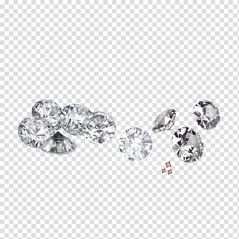 Jewellery Diamond Crystal Carat, Crystal diamond transparent background PNG clipart