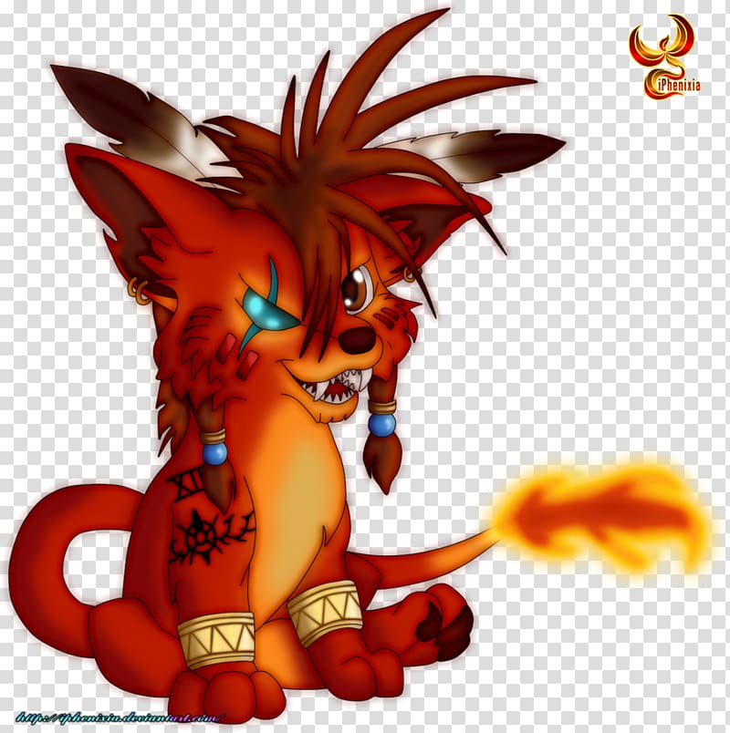 Dirge of Cerberus: Final Fantasy VII Red XIII Vincent Valentine Barret Wallace, Chibi transparent background PNG clipart