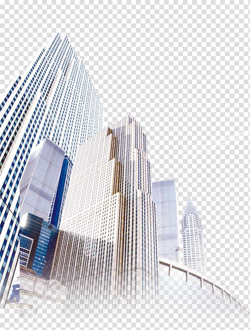 city high-rise buildings transparent background PNG clipart
