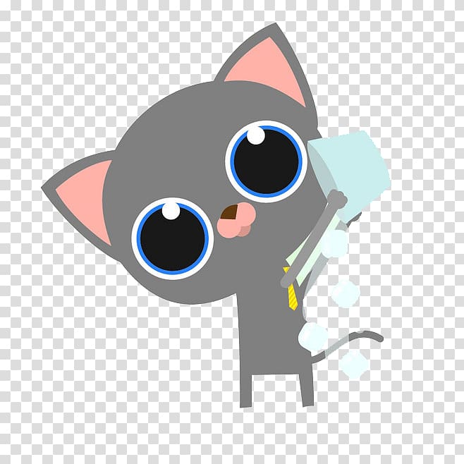 Cartoon Icon, Cartoon cat transparent background PNG clipart