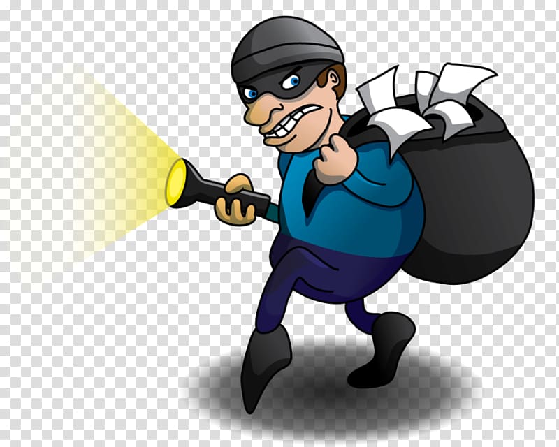 man holding flashlight and bag art, Theft Burglary Security Alarms & Systems Robbery Crime, thief transparent background PNG clipart