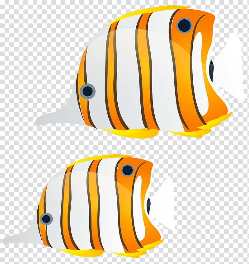 orange and white striped fish illustration, Angelfish , Fishes transparent background PNG clipart