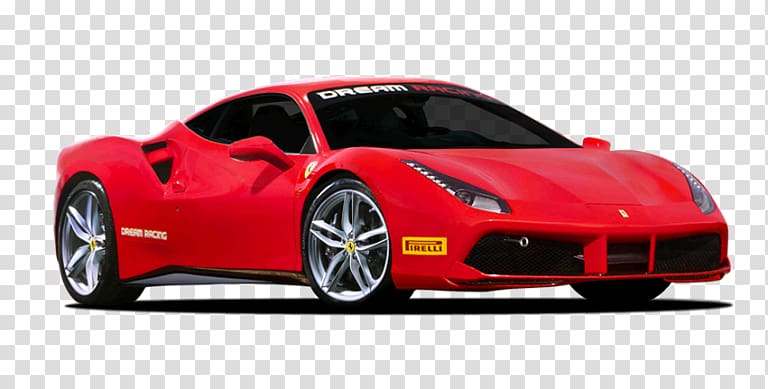 Ferrari 488 Sports car Luxury vehicle, ferrari transparent background PNG clipart