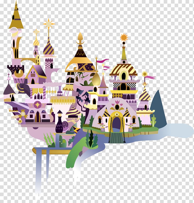 Twilight Sparkle Pony Rarity Princess Luna Princess Celestia, Disney castle transparent background PNG clipart