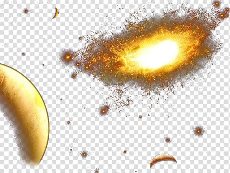 Yellow Close-up Organism , Yellow universe galaxy transparent background PNG clipart