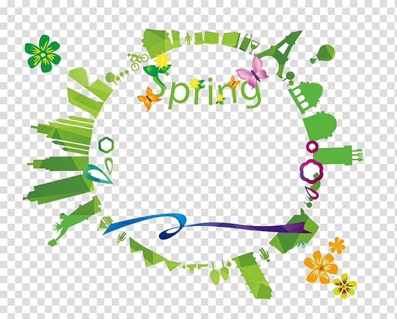 Poster Film , Spring circle transparent background PNG clipart