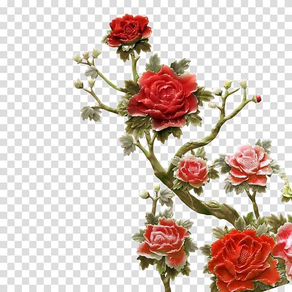 Garden roses Icon, peony transparent background PNG clipart
