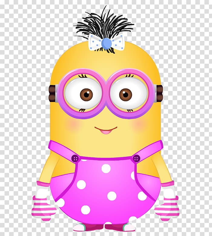 Girl Pink Despicable Me, minion transparent background PNG clipart