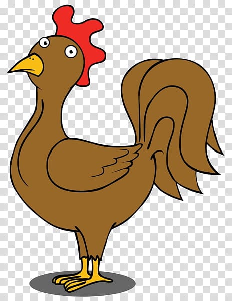 Chicken Rooster Cartoon , Cartoon chicken material transparent background PNG clipart