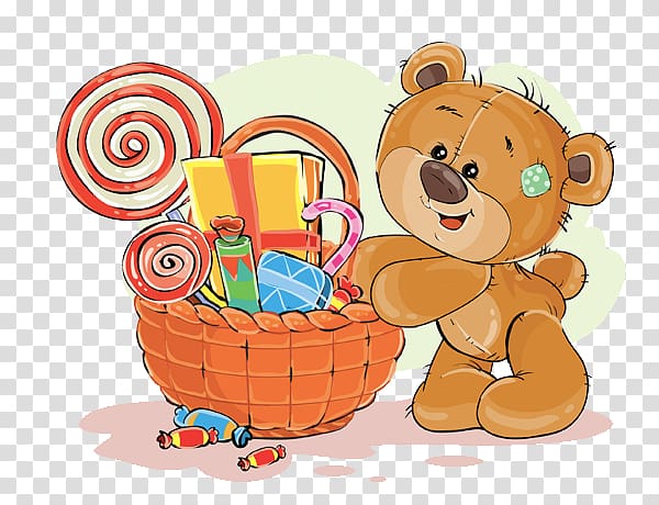 Drawing, Candy basket transparent background PNG clipart