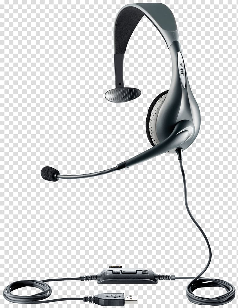 Unified communications Skype for Business Softphone Headphones Headset, wearing a headset transparent background PNG clipart