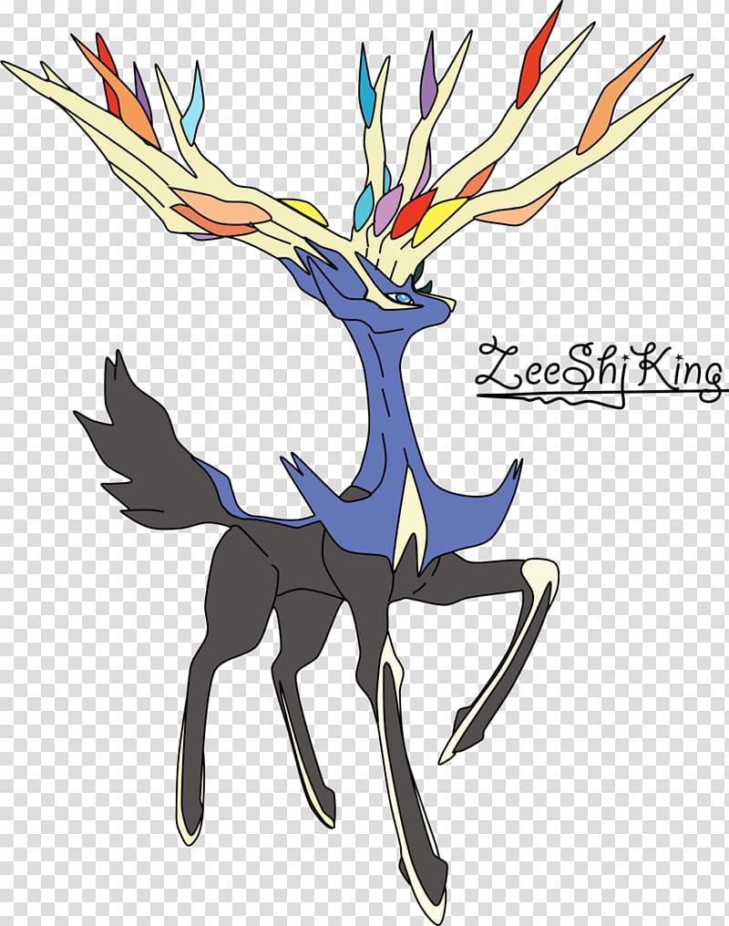 Pokémon X and Y Pokémon Sun and Moon Xerneas and Yveltal, fred flintstone cartoon transparent background PNG clipart
