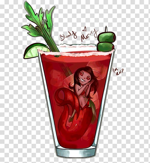 Cocktail garnish Bloody Mary Sea Breeze Bacardi cocktail Pink Lady, cocktail transparent background PNG clipart