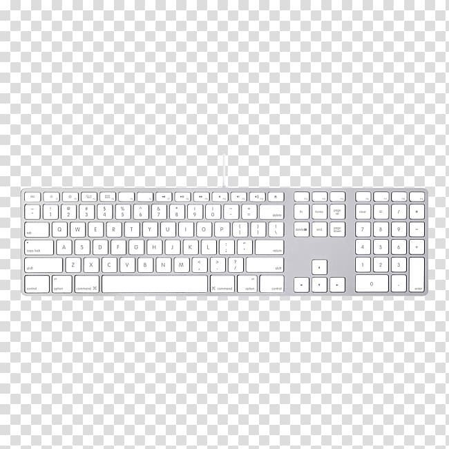Computer keyboard Apple Keyboard Magic Mouse Mac Book Pro, Numeric Keypad transparent background PNG clipart