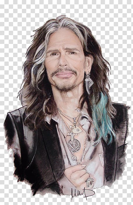 Steven Tyler Aerosmith Painting Art Drawing, Bonnyie Taler transparent background PNG clipart