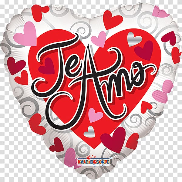 Toy balloon Love Frutasweet Valentine\'s Day Birthday, Te Quiero Cerquita transparent background PNG clipart