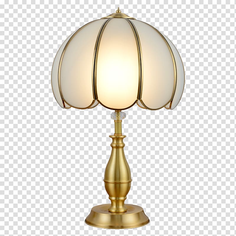 Lighting LED lamp, French table lamp lighting lamps transparent background PNG clipart