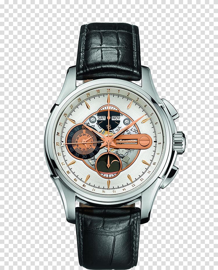 Watch strap Hamilton Watch Company Clock, watch transparent background PNG clipart