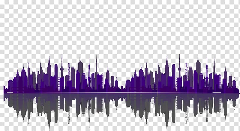 Skyline Illustration, City Silhouette transparent background PNG clipart