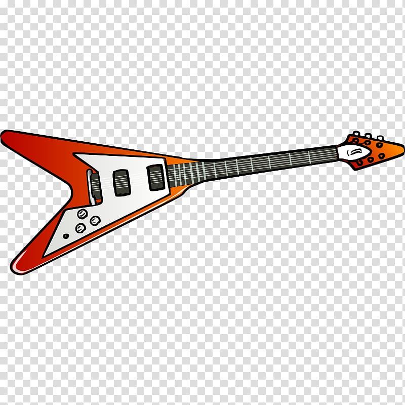 Cartoon Guitar transparent background PNG cliparts free download | HiClipart