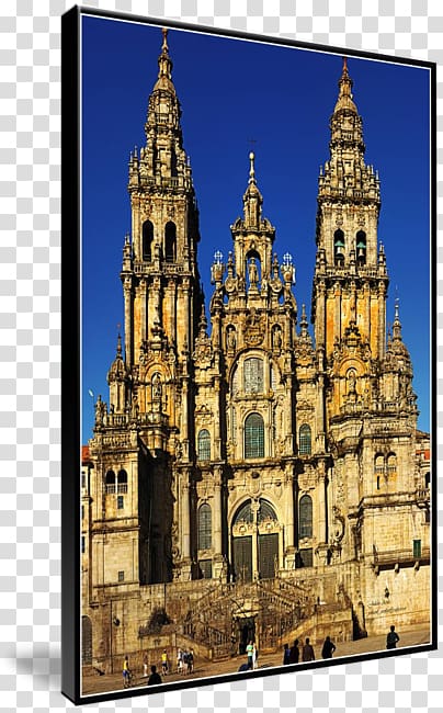 Cathedral of Santiago de Compostela Gallery wrap Spire Martín de Tours, Santiago De Compostela transparent background PNG clipart