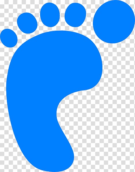 Footprint Blue Paw , Bootie transparent background PNG clipart