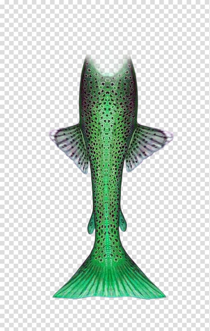Mermaid Tail Creativity, Green spots Creative mermaid tail transparent background PNG clipart