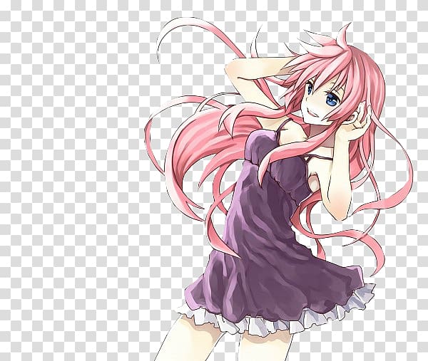 Megurine Luka Vocaloid Anime Hatsune Miku, Anime transparent background PNG clipart