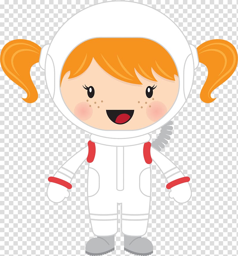 Astronaut Girl Cartoon , Astronaut Girl transparent background PNG clipart